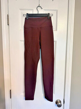 Wilo Ribbed Leggings in Brown Size XS NWT